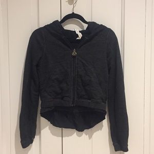Lululemon athletica dark grey crop jacket size 4
